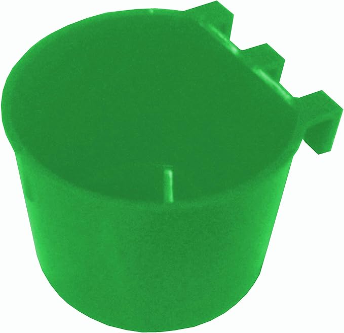 5 Pack of RITE FARM PRODUCTS 8 OZ Pigeon Quail Dove Chicken Rabbit Bird Feeder Water Drinker Cups Wire CAGE