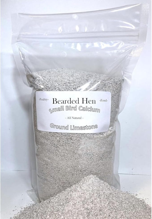 Small Bird Calcium Carbonate - Fine Ground All Natural Limestone - Egg Strength - Pullet, Quail, Pigeon, Parakeet, Cactus, Cacti Seed Germination (6 Pound)