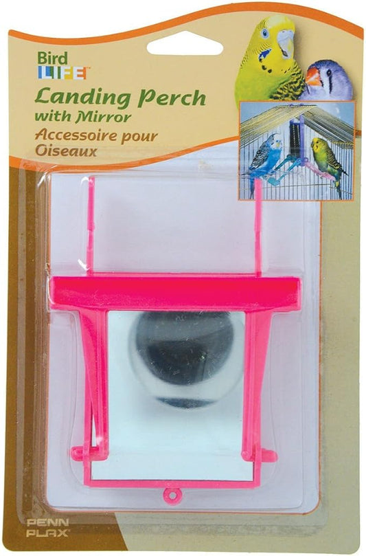 Penn-Plax 64559 Landing Perch with Mirror