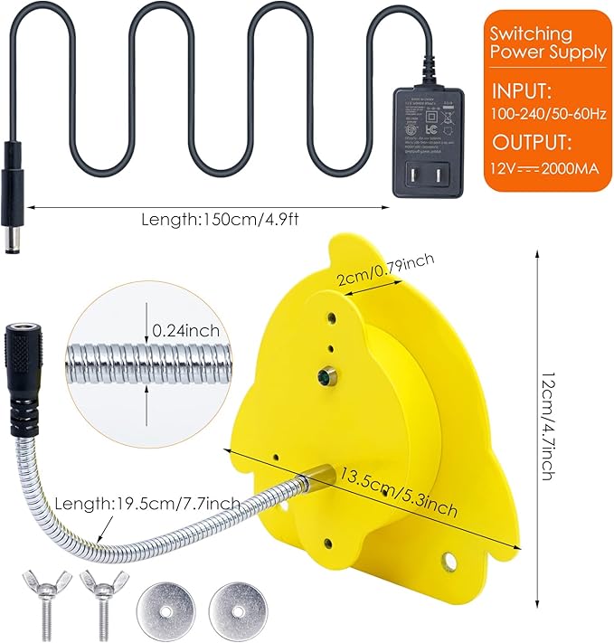 Bird Heater for Cage Parakeets Snuggle Up Heated Pad Bird Warmer for Parrot Parakeets Conure, Warm Bird Perch Stand Birds Cage Accessories and Supplies (Yellow)