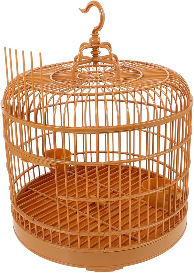 Hanging Bird Cage Stylish and Practical Birdcage for Parrots Lovebirds Safe Material Easy Access Door for Home Decoration Pet Comfort