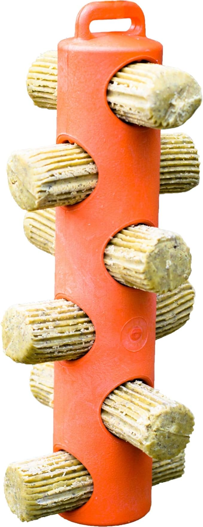 084128 Hentastic Chicken Treat 6 Hole Feeder Orange, 1Piece