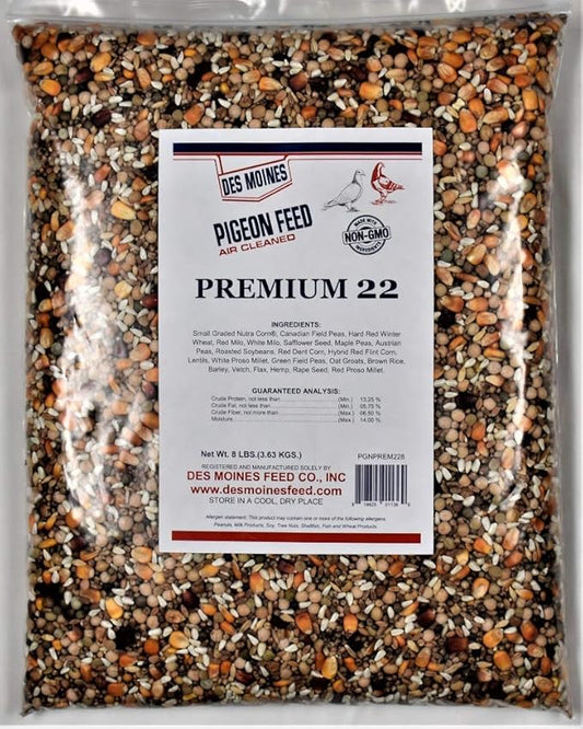 Premium 22 Pigeon Mix (13.25%) 8 lbs