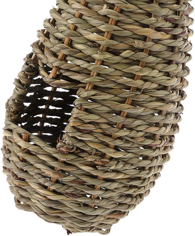 Bird Nest, Natural Outdoor Cage Shelter Hideaway Nest Hut for Small Birds