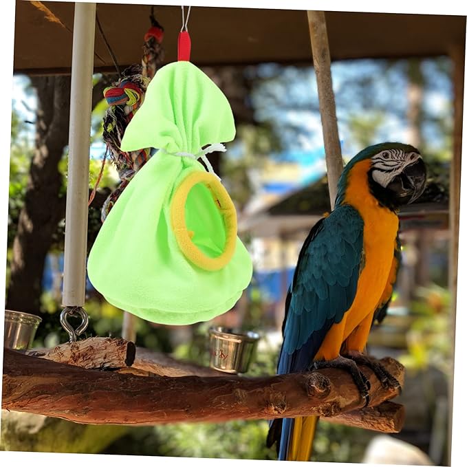 POPETPOP Bird Nest Bed Parrot Sleeping Hammock Bird Bag Parakeet Cage Warm Sleeping Pouch