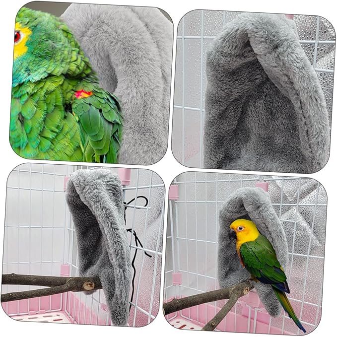 balacoo 4pcs Blanket Warm Bird Nest Soft for Parakeets Lightweight Bird House Accessory for Comfortable Living Space Easy to Clean and Store