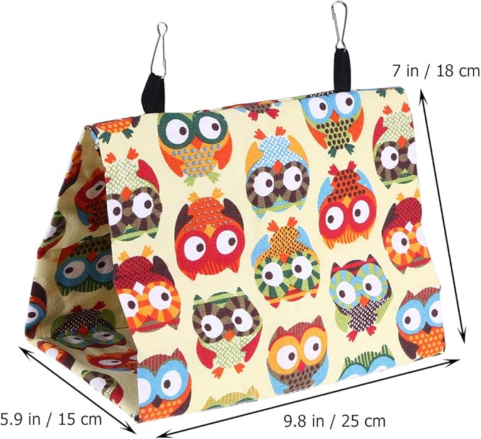 POPETPOP Bird Bed for Cage : Bird Nest Hanging Hammock Snuggle Hut Parakeet Nest Tent for Parrots Parakeet Cockatiels