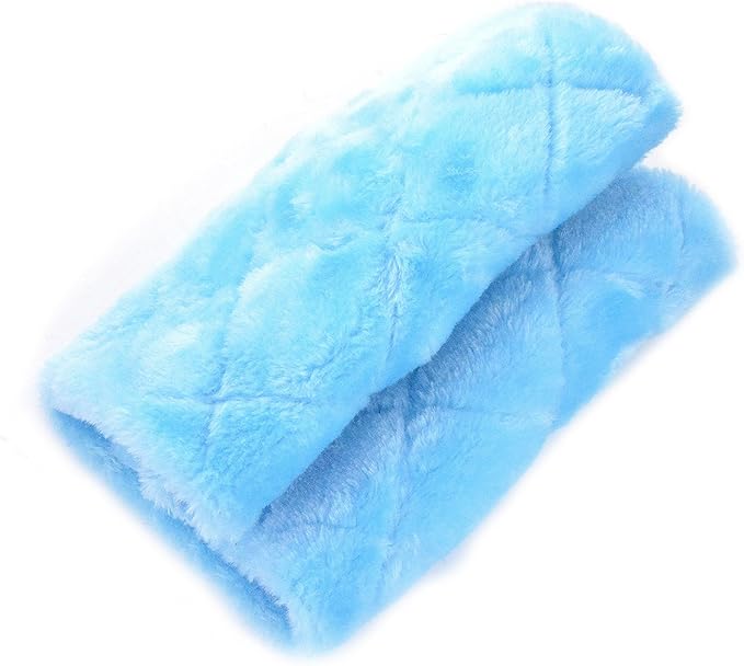 MOACC Winter Warm Bird Nest House Shed Hut Hanging Hammock Finch Cage Plush Fluffy Birds Hut Hideaway for Hamster Parrot Macaw Budgies Eclectus Parakeet Cockatiels Cockatoo Lovebird (M, Blue)