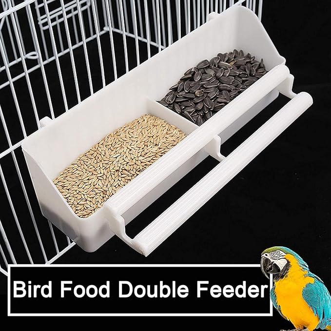 Extra Large Durable Wrought Iron Metal Bird Flight Parrot Breeder Home Cage with Double Large Front Doors 4 Side Pull Up Doors Rolling Stand Storage Shelf Lockable Wheels
