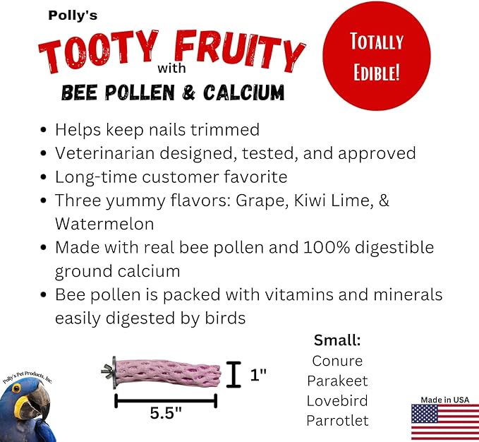 Polly's Tooty Fruity Bee Pollen Small Grape…