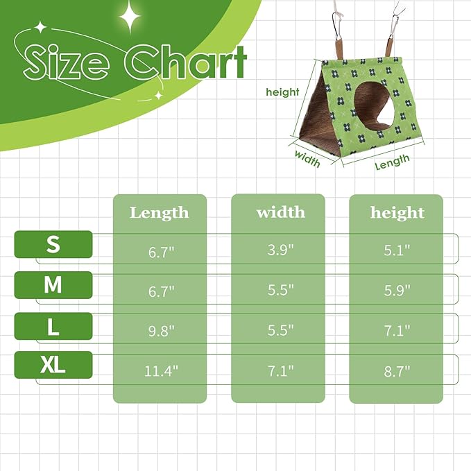 KAMA BRIDAL Bird Nest Hanging Hammock Summer House Cage Tent for Small Pets Parrot Parakeet Myna Pigeon Parakeet Lovebird Nest Perch Stand Swing