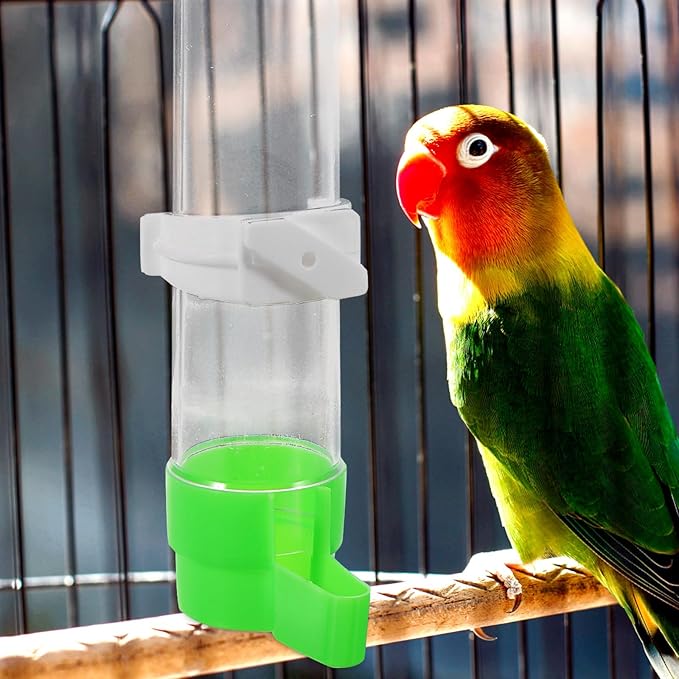 Bird Drinker Parrot Water Fountain for Bird Water Dispenser Parrot Feeder Bird Cage Accessories Plastic Pigeon Feeder Automatic Waterer Drinking Supplies