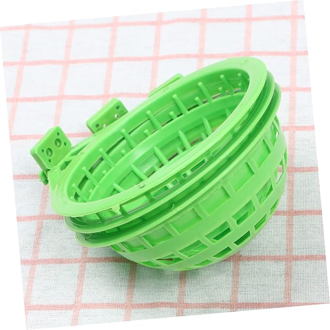 5pcs Hollow Parrot Nest Plastic Breeding Bird Basin for Parrots Birds Supplies for Comfortable Living Nesting and Breeding Environment