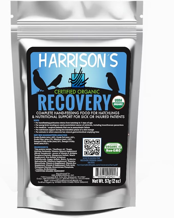Harrison's Bird Foods Certified Organic Recovery Hand-Feeding Formula 2oz