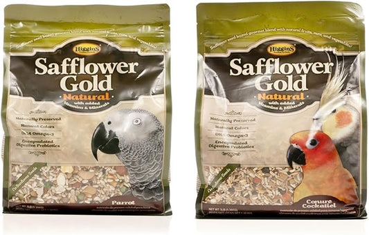 Higgins Pet Food Safflower Gold Large Hookbill 25lb