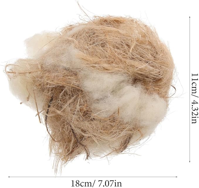 SUPVOX 1 Pack of Birds Nesting Material Bird Bedding Material Parrot Nesting Material Bird Nesting Supplies for Bird Nest（40g