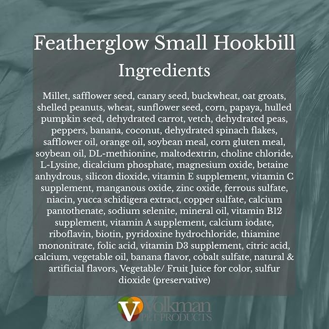 Volkman Seed Featherglow Small Hookbill 4lb