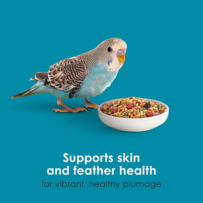 Kaytee Forti-Diet Pro Health Nourish+Protect Parakeet Food, Comprehensive Nutrition Backed by Science, Digestive Health, Immune Support, 25 pounds