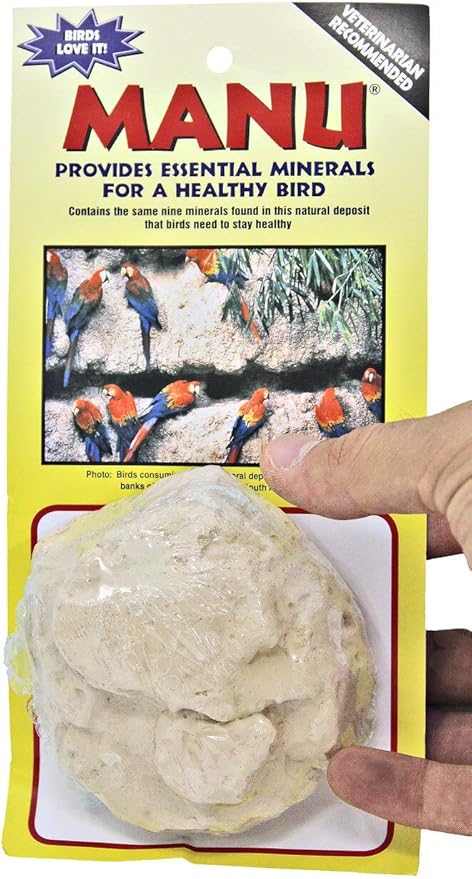Manu 3241 Large Natural Mineral Clay Block for Birds