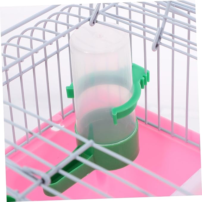 BESPORTBLE Portable Bird Carrier Cage Lightweight Travel Birdcage with Food Box Water Dispenser Spacious Design for Parakeets Birds for Pet Owners The Go