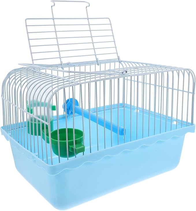 BESPORTBLE Portable Bird Carrier Food Box Water Dispenser Lightweight Travel Cage for Birds Parrots Lovebirds for Outdoor Use and Comfortable Transport
