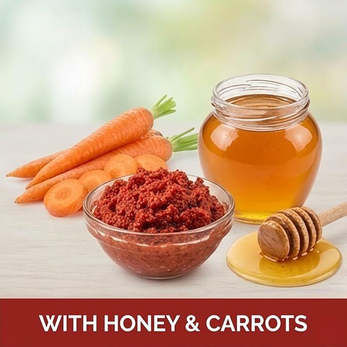 Raff Delicate Rosso 500g – Red Canary Food Enriched with Honey and Carrots – Specialized Red Factor Formula for Seed-Eating Birds Seeking Vibrant Plumage and Optimal Health
