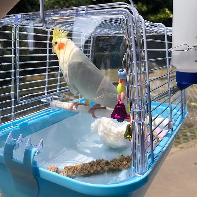 ZIQON 100 Pcs Bird Cage Liner Papers Big Size Cage Paper Liners Disposable Cage Paper Liners Precut Absorbent Cushion Pad Mat Accessories for Pet Bird Parrot