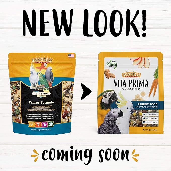 Sunseed Vita Prima Parrot Food, 4 lb