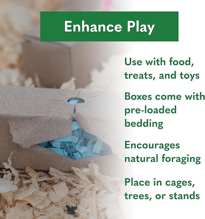 ECO BEDDING 99% Dust Free Paper Bedding for Small Pets and Birds, Eco-Nest Pack