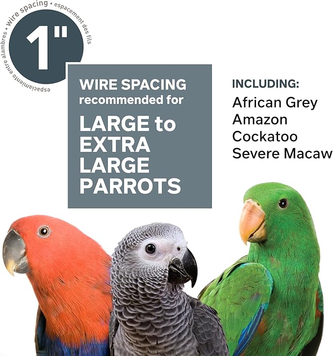 Prevue Pet Products Imperial XXL Stainless Steel Bird Cage