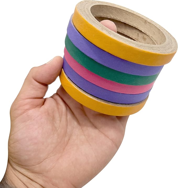 8012 Big 4 Inch Donuts Pk6 – Shreddable Chew Rings for Medium and Large Birds – Compressed Paper Center with Colorful Cardboard Band – Enrichment Foot Toys for Parrots, Amazons, Greys, Macaws