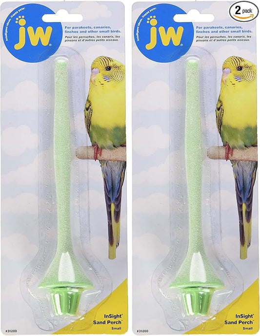 JW Pet Insight Sand Perch, Small, Assorted Colors (Pack of 2)