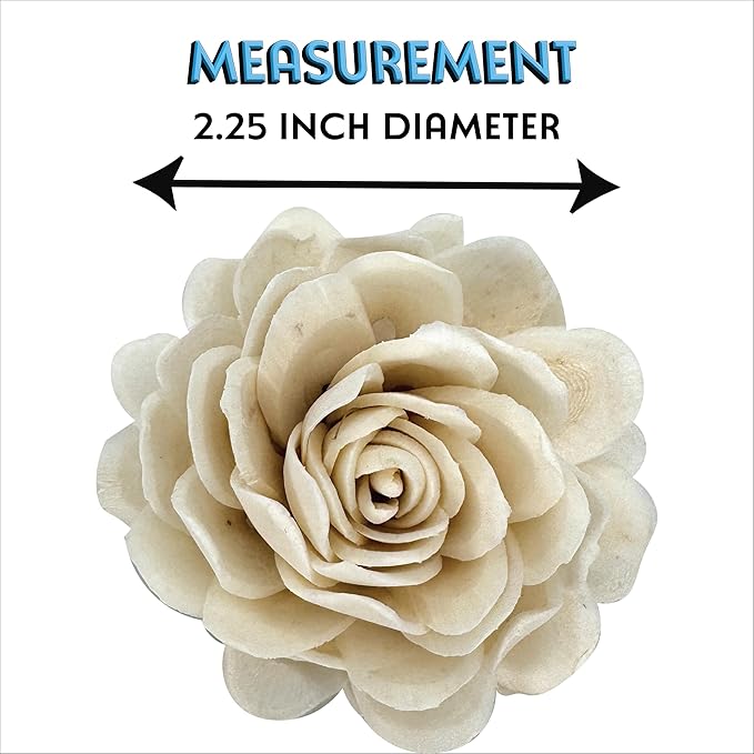 5177 Pk3 Medium Sola Chrysanthemum - Handmade beautiful soft sola wood flowers, Delicate chewable petals, Lightweight, Stuff treats inside, Great for Cockatiels Conures Budgies Parrotlets and more