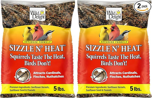 Wild Delight Sizzle N' Heat Bird Food, 5 lb (372050) (Pack of 2)