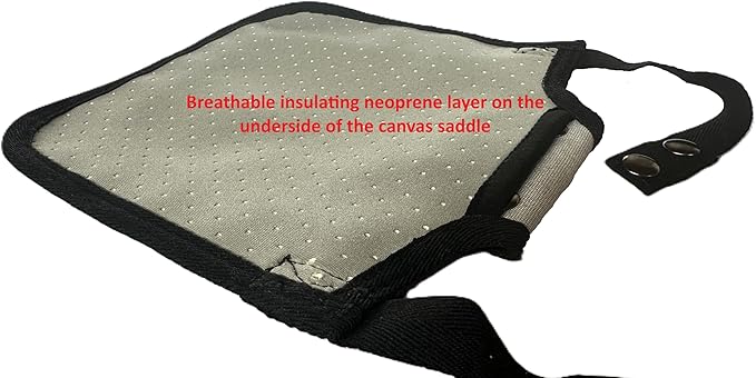 DOWN UNDER OUTDOORS 2 Pack Medium-Large Chicken Saddles with Adjustable Straps, Chicken Apron, Poultry Saver, Pet Supplies, Including Shoulder Covers (Insulated Light Grey)