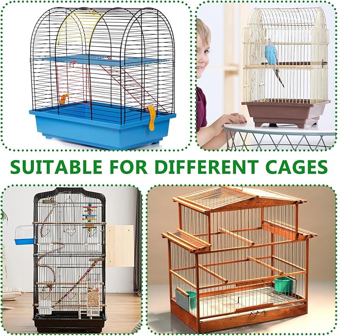 50x50 Inch Large Bird Cage Mat,Under Pet Cage Mat for Bird Cages, Dog Crate Mat Liner, Waterproof Felt Liner with Non-Slip Backing for Kennel Training, Floor Protector and Reptile Aquariums