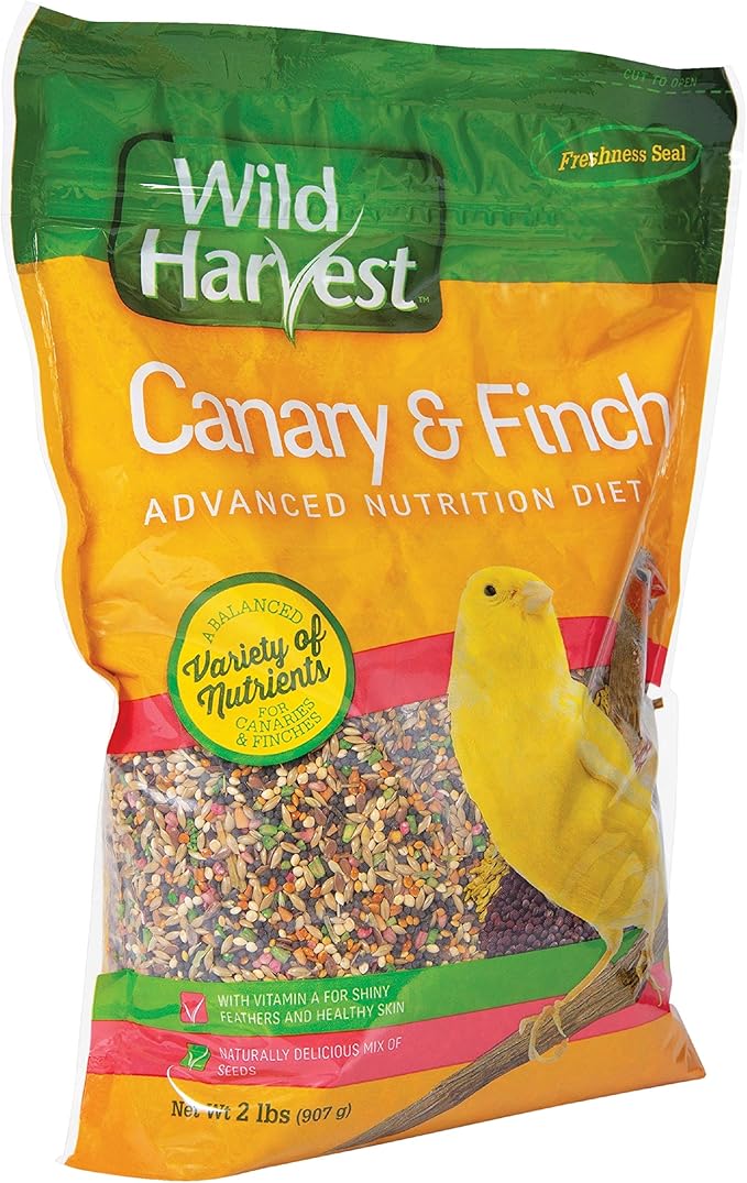 Wild Harvest Canary and Finch Food, 2 Pound | Pack of 4