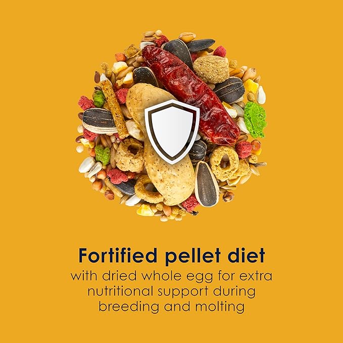 Kaytee Forti-Diet Pro Health Egg-Cite Pet Conure & Lovebird Food, 3 Pound