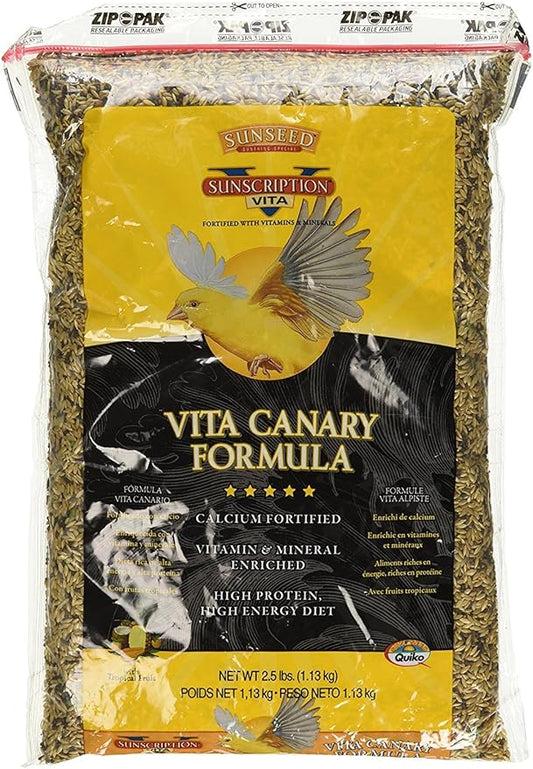 Sun Seed Company Bss59012 6-Case Vita Mix Daily Diets Canary Food, 2.5-Pound