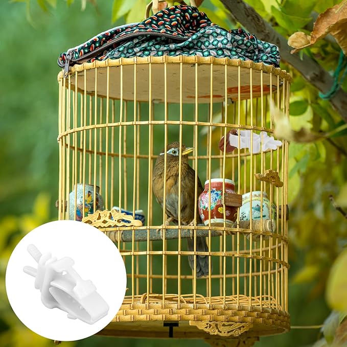 12 Pieces Bird Cage Food Holder, Millet Holder for Birds Cages Small Animal Fruit Vegetable Stick for Budgie Parakeet Macaw Cockatiel Conure Cockatoo Macaw