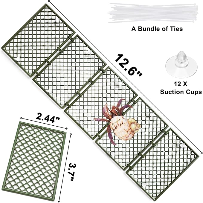 Hermit Crab Climbing Toys | 5 Pcs DIY Mesh Hermit Crab Ladder | Hermit Crab Tank Enrichment Decor | Hermit Crabs Decoration Accessories Supplies Toys Ornaments