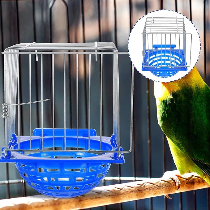Ipetboom Hatching Nest Hollow Cage Nest Bird Cage Pigeon Breeding Nest Canary Nest for Cages Bird Breeding Basin Pigeon Nest Bowl Pigeon Nesting Bowl Bird Nest Breeding Box Iron Wire