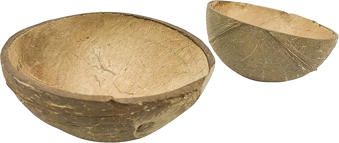 2055 2pk Coconut Cup Flat Base
