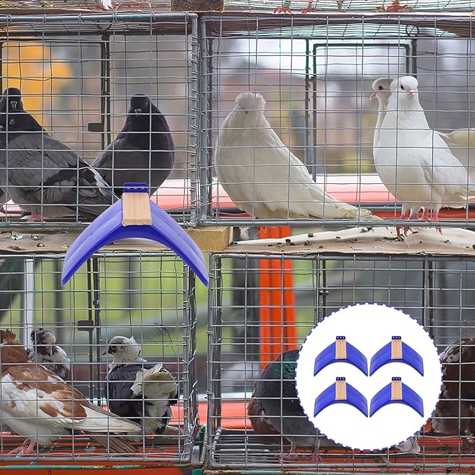 Mipcase 8 pcs Dove Rest Pigeons Rest Stand Bird Dwelling Stand Plastic Bird Rest Frame Stand Lightweight Pigeons