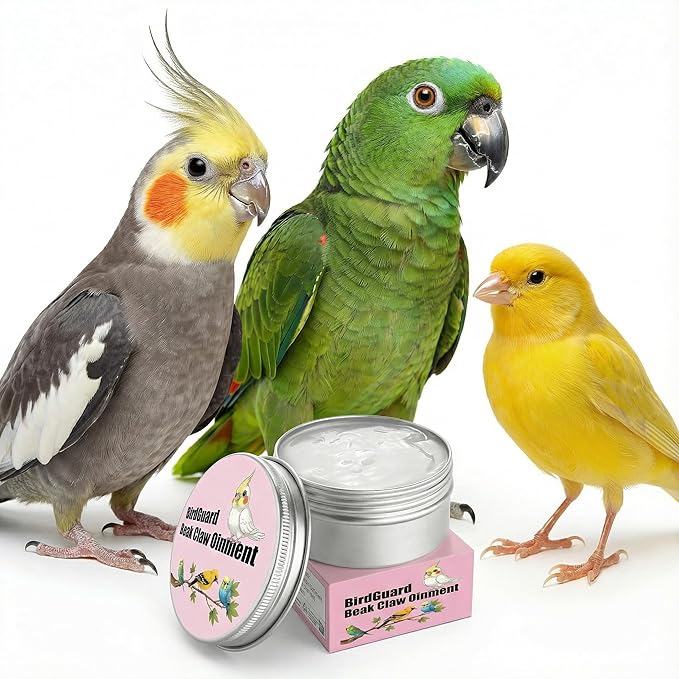 Bird Beak Moisturizer & Feet Balm – Dry Beak Treatment, Skin Hydration & Claw Repair for Parrots, Budgies, Cockatiels