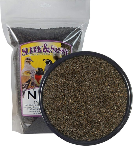SLEEK & SASSY Niger (Nyjer) Thistle Bird Seed (2 lbs.)
