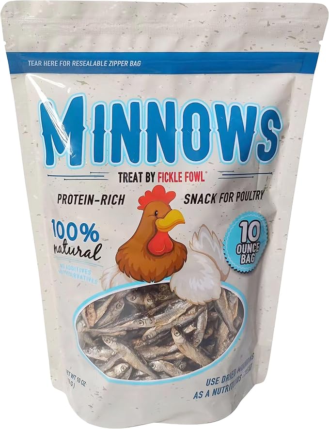 10 oz Bag Dried Minnows - 6 Pk
