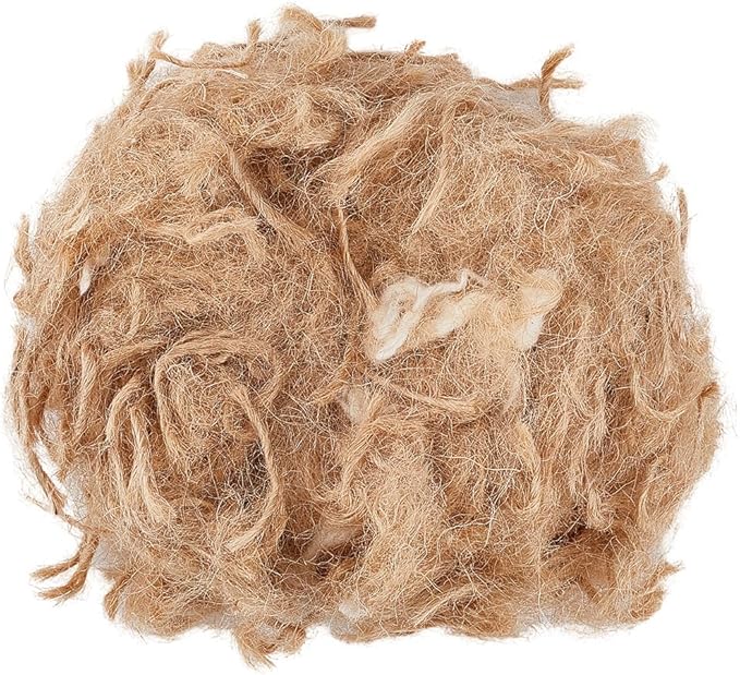 CREATCABIN 40g Bird Nesting Material Jute Bird Nests Bedding Material Mixing Canary Nesting Material Finch Parakeet Nesting Materials for Hummingbird Hamster Cage Gardens Tree Trunks Cotton Wool