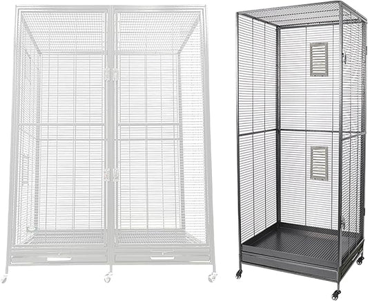 Exotic Nutrition Borneo Version II Small Animal Cage - for Sugar Gliders, Squirrels, Marmosets & Other Small Pets (Add-On)