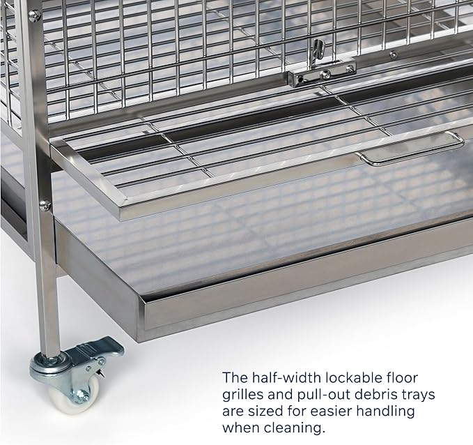 Prevue Pet Products Imperial XXL Stainless Steel Bird Cage